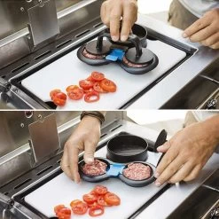 2 Presses à Burger Antiadhésives - Napoleon 6 2 Presses à Burger Antiadhésives - Napoleon -Foyer Extérieur Pour Barbecue 2 presses burger plastique napoleon 0629162700605 2