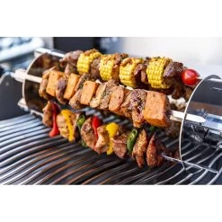 Ensemble De 6 Brochettes Inox Pour Rôtissoire - Napoleon -Foyer Extérieur Pour Barbecue 6 brochettes inox rotissoire napoleon 0629162640086 3