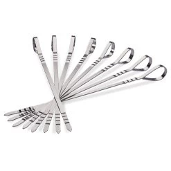8 Brochettes 35 Cm En Inox - Napoleon