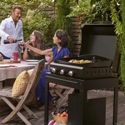 Combo Plancha Gaz Amalia 360 Black Edition (chariot + Capot) - Le Marquier -Foyer Extérieur Pour Barbecue amalia black edition 360 le marquier 3339380164444 2