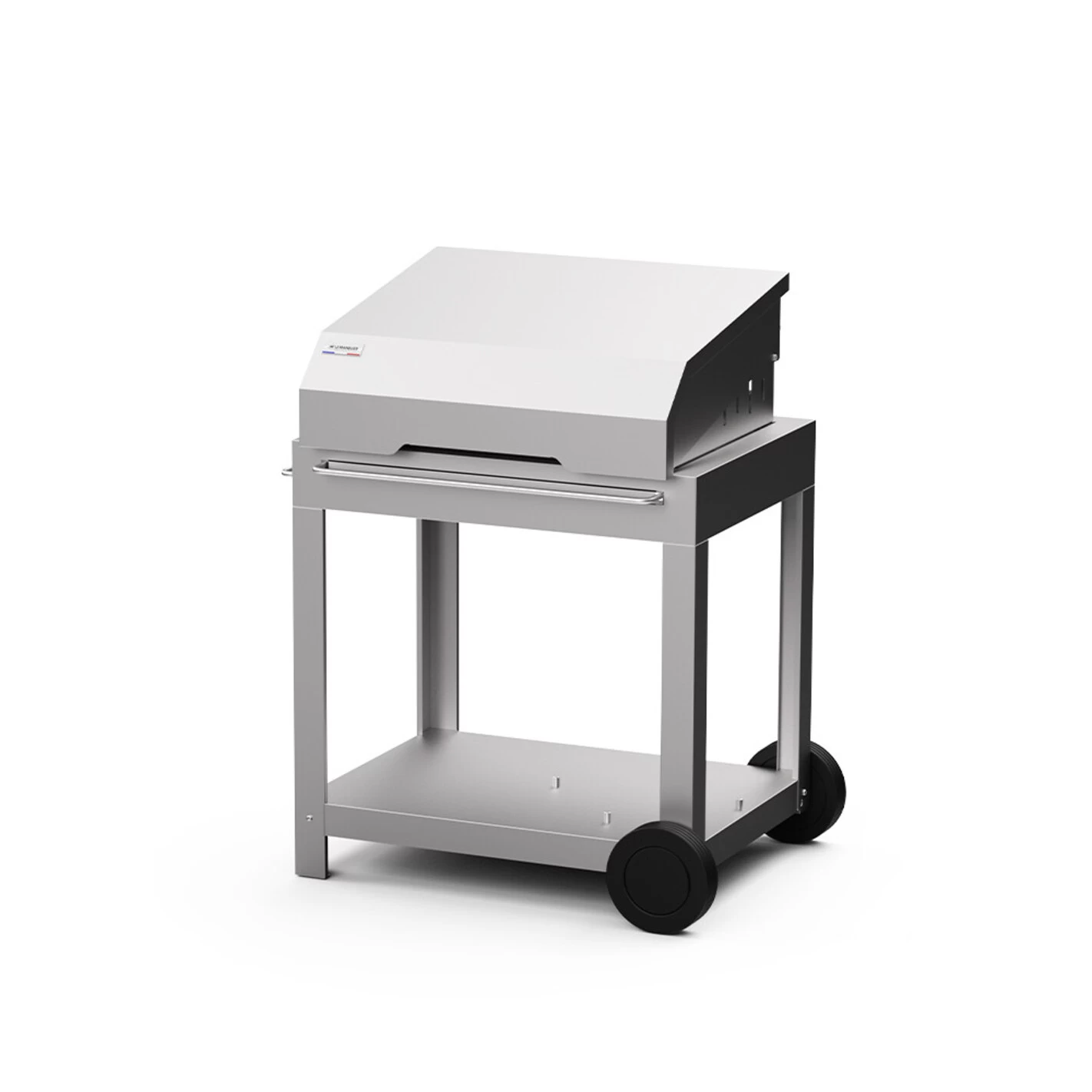 Combo Plancha Gaz Amalia Silver Edition 360 (capot + Chariot) - Le Marquier 2 Combo Plancha Gaz Amalia Silver Edition 360 (capot + Chariot) - Le Marquier – Image 2