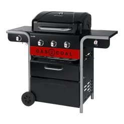 Barbecue Hybride Gaz Et Charbon De Bois Gas2Coal 2.0 330 - Char-Broil 10 Barbecue Hybride Gaz Et Charbon De Bois Gas2Coal 2.0 330 - Char-Broil -Foyer Extérieur Pour Barbecue barbecue gas2coal 330 hybride charbon gaz charbroil 4260547594431 3