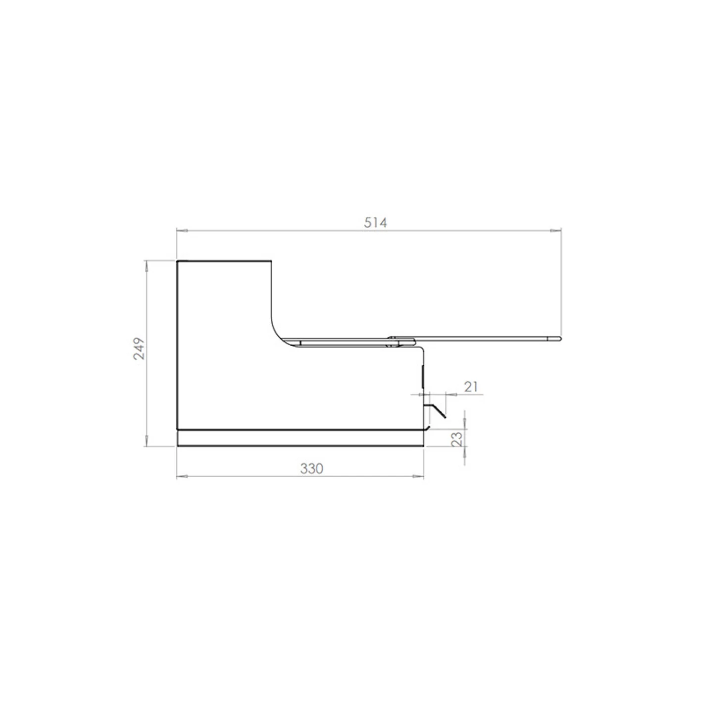 Barbecue Charbon Vulcain INOX 54 X 32 - Le Marquier 3 Barbecue Charbon Vulcain INOX 54 X 32 - Le Marquier – Image 3