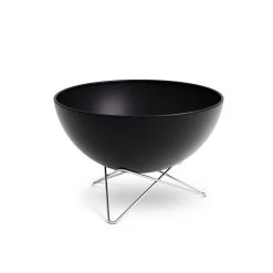 Brasero Rond Acier émaillé Noir Bowl + Pied Bas + Plancha - Höfats -Foyer Extérieur Pour Barbecue bowl hofats pied bas plancha 4260447330931 4