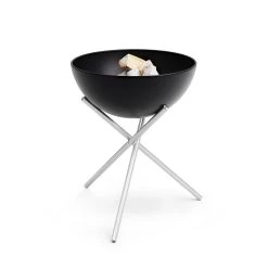 Brasero Rond En Acier émaillé Bowl + Trépied + Plancha - Höfats -Foyer Extérieur Pour Barbecue bowl hofats pied haut plancha 4260447331020 5