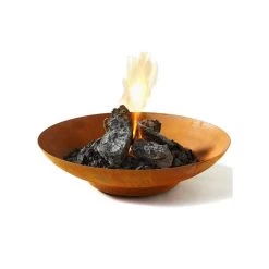 Brasero En Acier Corten Rond ⌀60 Cm - Nordic Flame