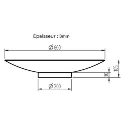 Brasero En Acier Corten Rond ⌀60 Cm - Nordic Flame -Foyer Extérieur Pour Barbecue brasero acier corten esprit barbecue 2020000027720 5