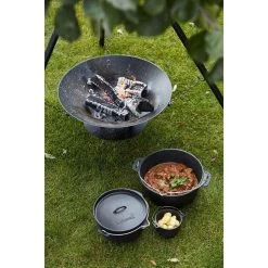 Brasero Junko ø60 Cm Fonte + Trépied + Grille Acier Chromé + Housse - Barbecook 10 Brasero Junko ø60 Cm Fonte + Trépied + Grille Acier Chromé + Housse - Barbecook -Foyer Extérieur Pour Barbecue brasero junko trepied grille housse barbecook 5400269202156 4