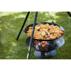 Brasero Junko ø60 Cm Fonte + Trépied + Grille Acier Chromé + Housse - Barbecook 11 Brasero Junko ø60 Cm Fonte + Trépied + Grille Acier Chromé + Housse - Barbecook -Foyer Extérieur Pour Barbecue brasero junko trepied grille housse barbecook 5400269202156 5