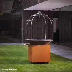 Cage De Cuisson Brasero Classic 120 + PRO - Ofyr -Foyer Extérieur Pour Barbecue cage cuisson acier 120 6019914756716 2