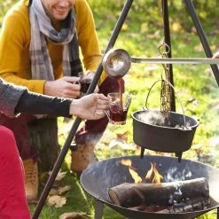 Cocotte 9L En Fonte Trépied Junko - Barbecook -Foyer Extérieur Pour Barbecue cocotte 9l fonte 5400269227210 3