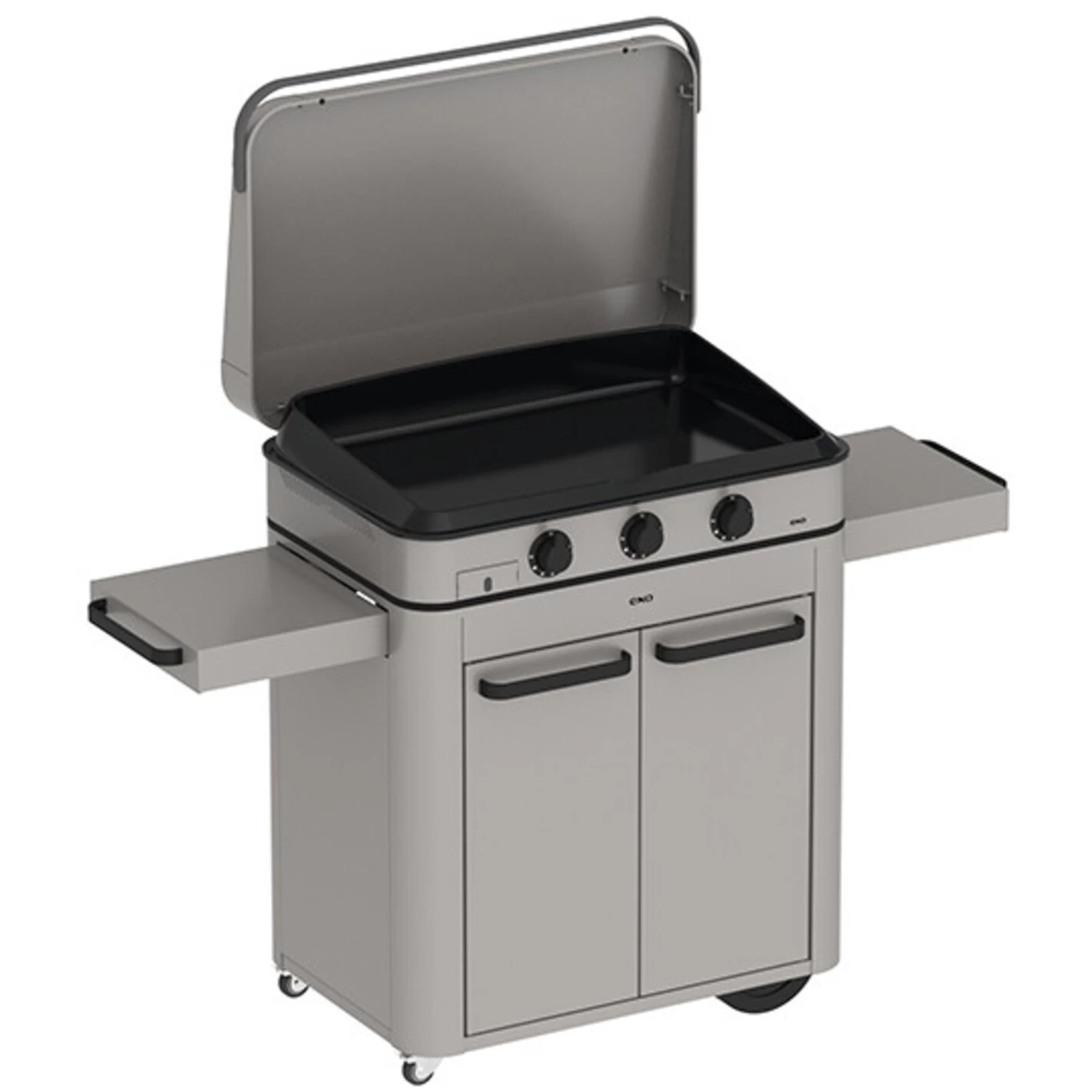 Combo Plancha Gaz Enosign 80 Inox (Chariot Et Capot) - ENO* 2 Combo Plancha Gaz Enosign 80 Inox (Chariot Et Capot) - ENO* – Image 2