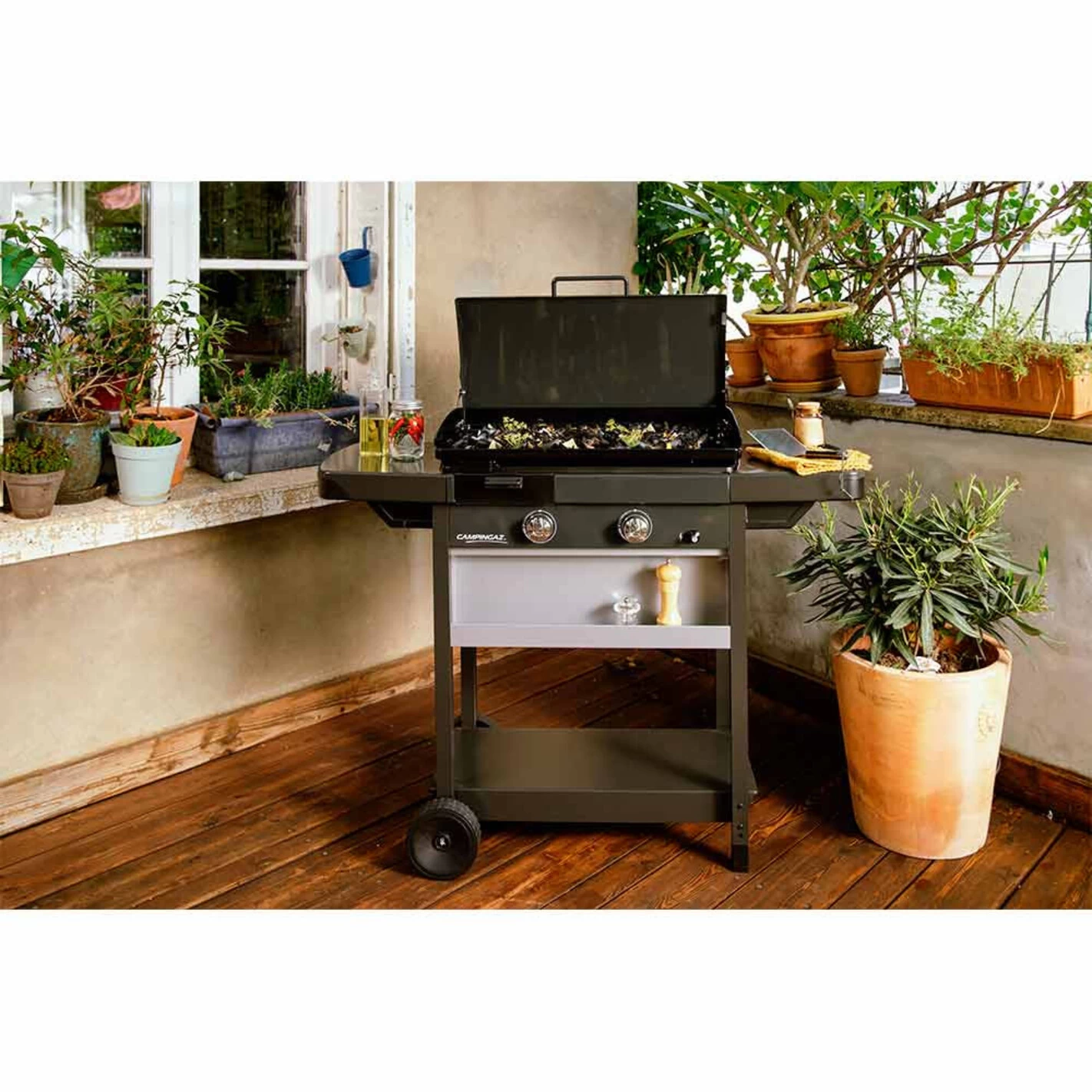 Combo Plancha Gaz EX Plus (chariot + Couvercle) - Campingaz 4 Combo Plancha Gaz EX Plus (chariot + Couvercle) - Campingaz – Image 4