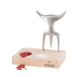 Fourchette à Viande Tridens Inox Brossé + Support 6 Fourchette à Viande Tridens Inox Brossé + Support -Foyer Extérieur Pour Barbecue fourchette viande tridens inox 3770012105006 2