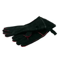 Paire Gants Barbecue Cuir Noir - Nordic Flame -Foyer Extérieur Pour Barbecue gants barbecue cuir nordic flame 0085382675602 2