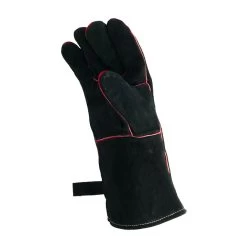 Paire Gants Barbecue Cuir Noir - Nordic Flame -Foyer Extérieur Pour Barbecue gants barbecue cuir nordic flame 0085382675602 3