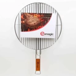 Grille Double Pour Barbecue Ø42cm - Somagic