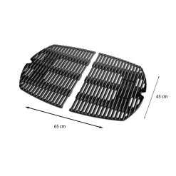 Grille De Cuisson Fonte émaillée Q300/Q3000 - Weber 6 Grille De Cuisson Fonte émaillée Q300/Q3000 - Weber -Foyer Extérieur Pour Barbecue grille de cuisson pour q300 barbecue a gaz weber 0077924038853 2