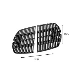 Grille Fonte émaillée Weber Q200/Q2000 - 2 Parties - Weber 8 Grille Fonte émaillée Weber Q200/Q2000 - 2 Parties - Weber -Foyer Extérieur Pour Barbecue grille fonte emaille q2000 q200 2 parties weber 0077924038846 2