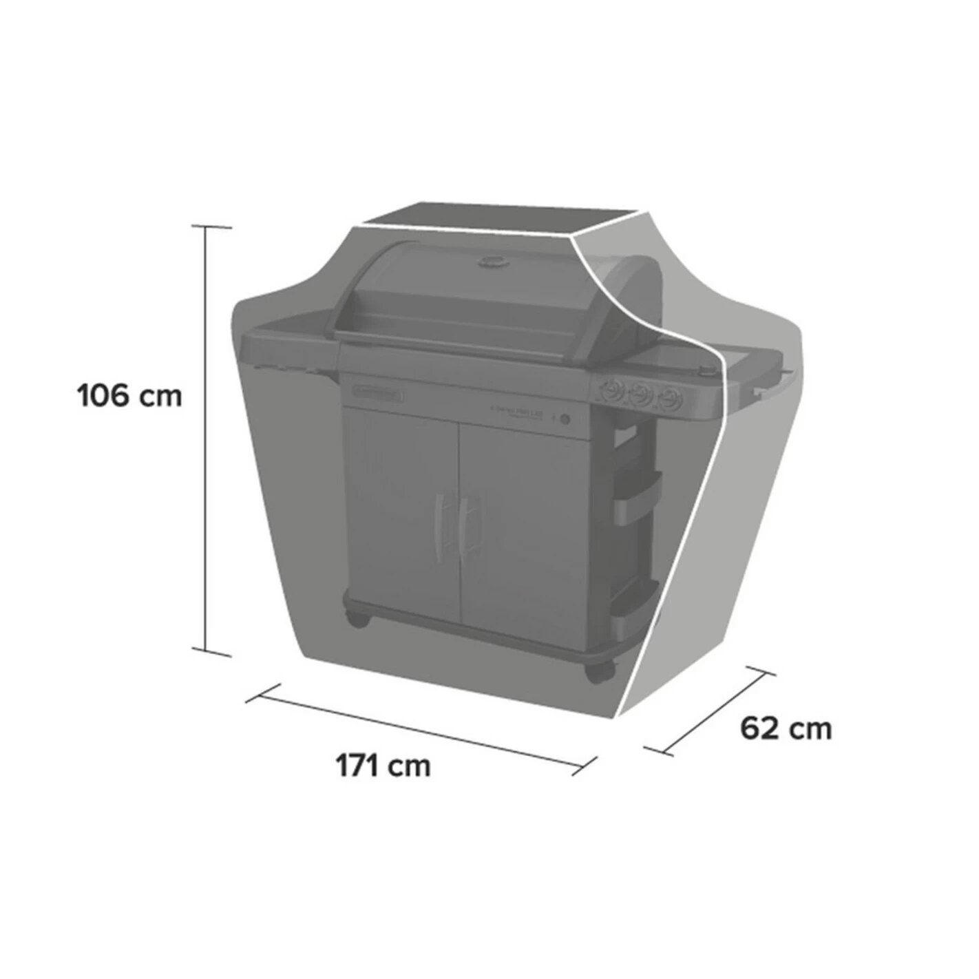 Housse Barbecue 3 Series RBS - Campingaz 2 Housse Barbecue 3 Series RBS - Campingaz – Image 2