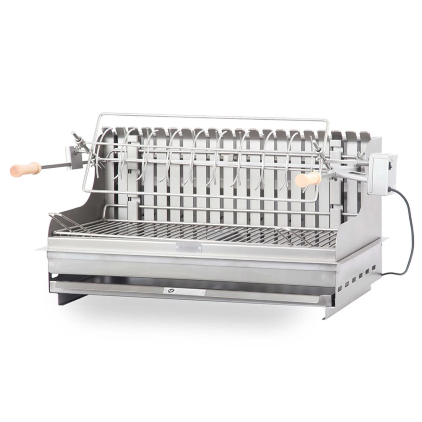 Barbecue Charbon Irissarry Inox + Tournebroche - Le Marquier 1 Barbecue Charbon Irissarry Inox + Tournebroche - Le Marquier