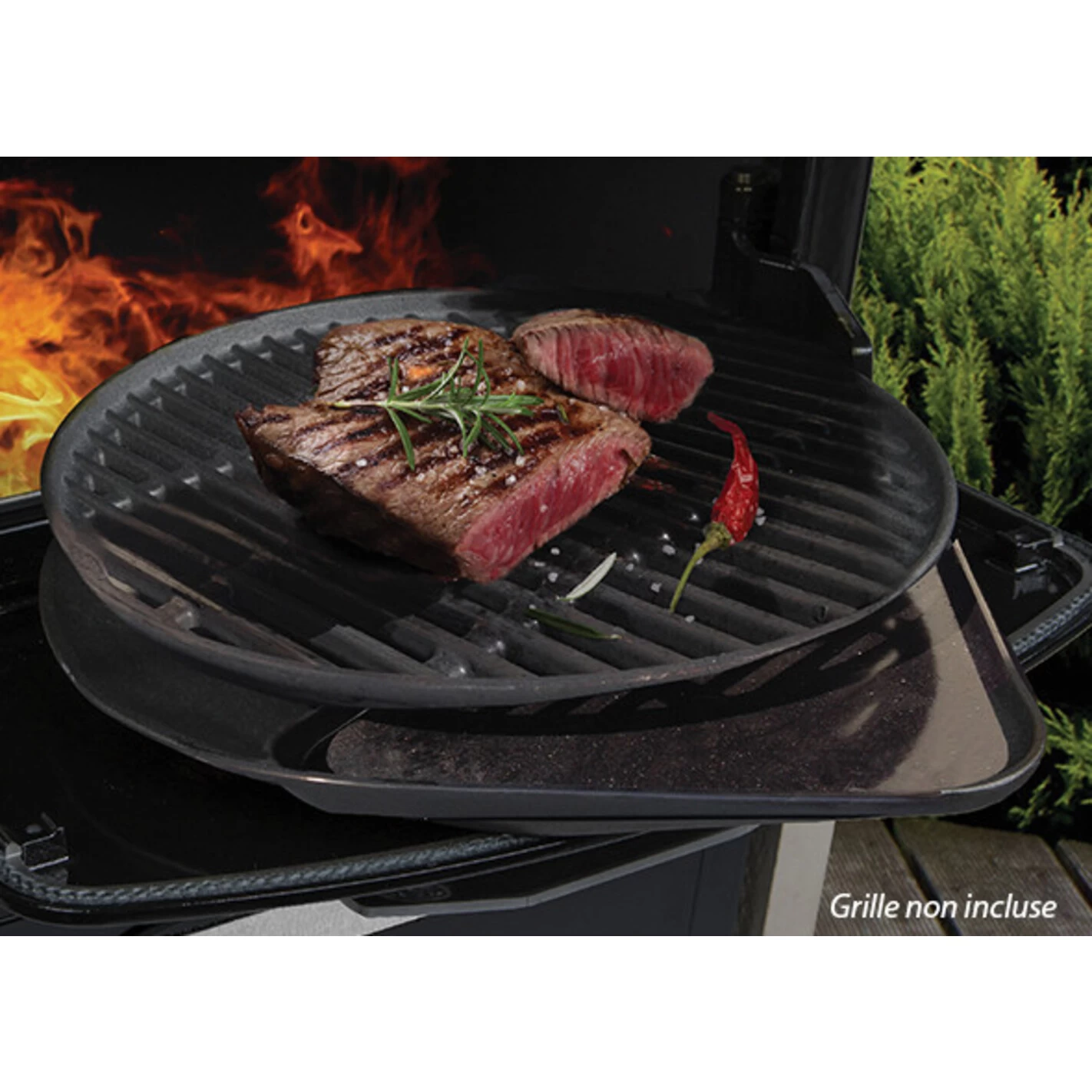 Lèchefrite En Fonte émaillée Pour Four à Bois - Le Gooker 2 Lèchefrite En Fonte émaillée Pour Four à Bois - Le Gooker – Image 2