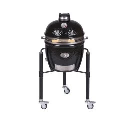 Barbecue Kamado JUNIOR Pro 2.0 Noir + Chariot - Monolith*