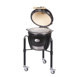 Barbecue Kamado JUNIOR Pro 2.0 Noir + Chariot - Monolith* -Foyer Extérieur Pour Barbecue monolith junior 2 0 noir chariot 4260444583453 3