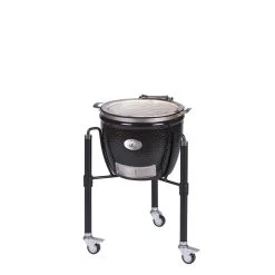 Barbecue Kamado JUNIOR Pro 2.0 Noir + Chariot - Monolith* -Foyer Extérieur Pour Barbecue monolith junior 2 0 noir chariot 4260444583453 5