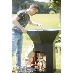 Brasero Plancha Nestor Original Noir Acier Galvanisé - Barbecook 7 Brasero Plancha Nestor Original Noir Acier Galvanisé - Barbecook -Foyer Extérieur Pour Barbecue nestor original noir barbecook 5404035700785 3