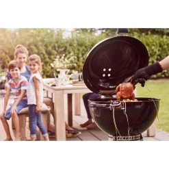 Weber Pack Barbecue Charbon MasterTouch GBS Premium E-5770 + Grille De Saisie -Foyer Extérieur Pour Barbecue pack barbecue master touch gbs 5770 grille de saisie fonte 2020000033943 9