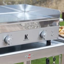 Pack Plancha Gaz K 65 Cm + Desserte Plein Air - Krampouz -Foyer Extérieur Pour Barbecue pack k 65 gaz chariot plein air krampouz 2020000031512 3