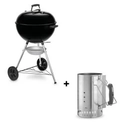 Pack Barbecue Charbon Original Kettle 5710 + Cheminée D'allumage - Weber