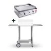 Pack Plancha Gaz Chef 55 Lisse + Chariot - Planet