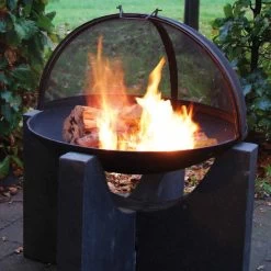 Pare-feu Pliable Pour Braséro - Esschert Design -Foyer Extérieur Pour Barbecue pare feu pliable 8714982055676 3