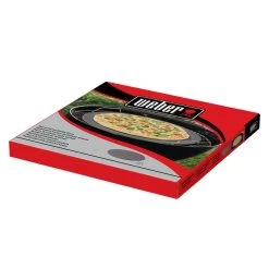 Grande Pierre à Pizza Ronde émaillée ⌀36,5 Cm - Weber -Foyer Extérieur Pour Barbecue pierre pizza ronde 36 cm emaillee weber 0077924189081 2