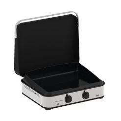 Plancha Enosign 65 Inox Et Noir Avec Capot - ENO* 11 Plancha Enosign 65 Inox Et Noir Avec Capot - ENO* -Foyer Extérieur Pour Barbecue plancha enosign 65 inox et noir capot 3224780041207 2