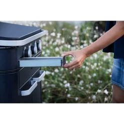 Plancha Gaz Enosign 80 Bleue Navy Avec Capot - ENO* -Foyer Extérieur Pour Barbecue plancha enosign 80 bleue navy capot eno 3224780040095 6