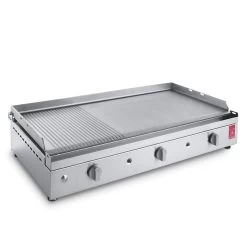 Plancha Gaz Chef 80 Lisse Rainurée - Planet 7 Plancha Gaz Chef 80 Lisse Rainurée - Planet -Foyer Extérieur Pour Barbecue plancha gaz planet chef 80 lisse rainuree 8033945788858 3