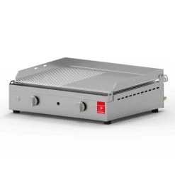Plancha Gaz Chef 55 Lisse Rainurée - Planet