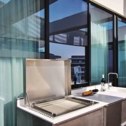 Plancha Gaz Encastrable Oasi 80 Mix Lisse Rainurée - Planet 9 Plancha Gaz Encastrable Oasi 80 Mix Lisse Rainurée - Planet -Foyer Extérieur Pour Barbecue plancha inox gaz oasi 80 mix rainuree lisse planet 8033945789084 4