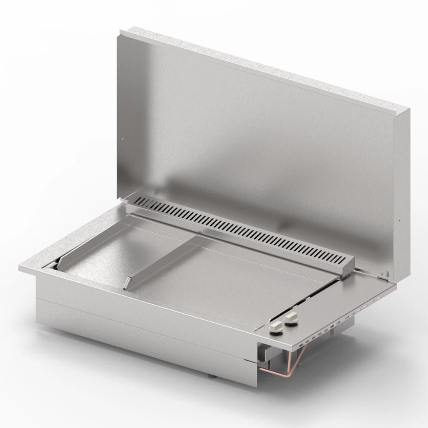 Plancha Gaz Lisse Encastrable Oasi 80 Mix - Planet 1 Plancha Gaz Lisse Encastrable Oasi 80 Mix - Planet