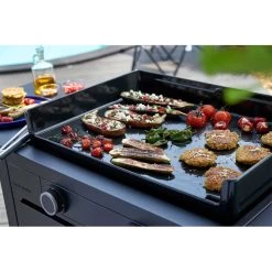 Plancha Gaz Modern 60 Acier Noir - Forge Adour -Foyer Extérieur Pour Barbecue plancha modern 60 acier noir 8436550202069 2