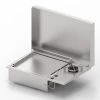 Plancha Inox Gaz Encastrable Oasi 55 Lisse Feu Dual - Planet