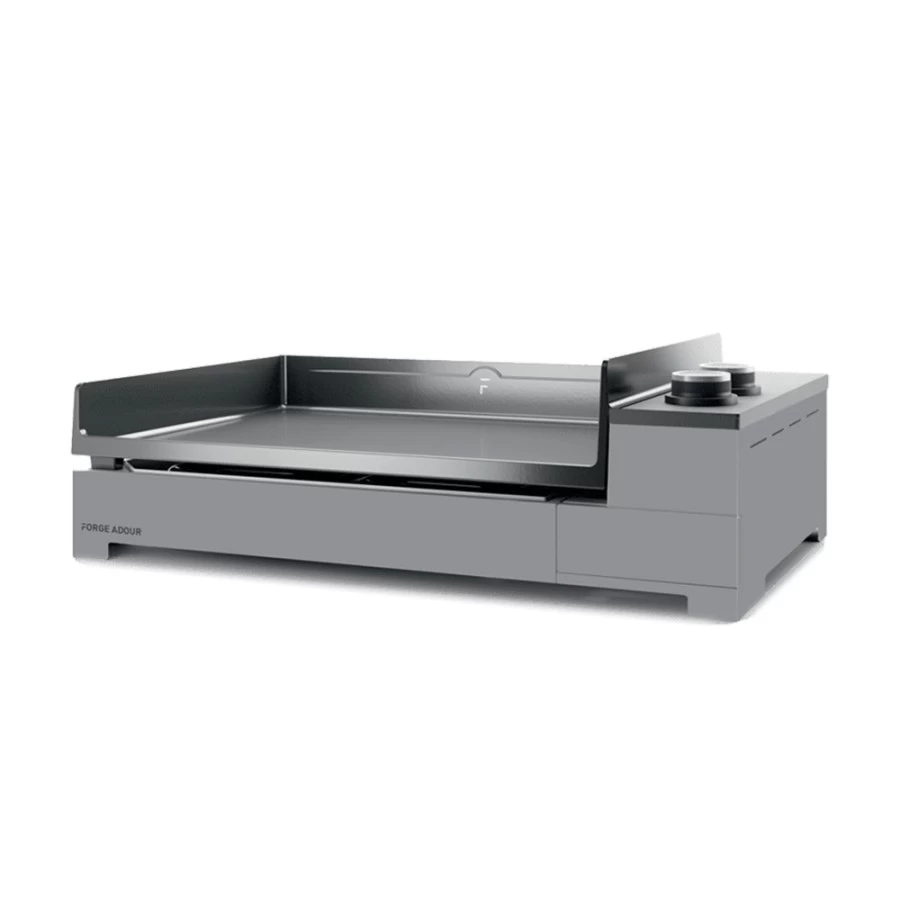 Plancha Gaz Premium 60 Noir Et Gris - Forge Adour 1 Plancha Gaz Premium 60 Noir Et Gris - Forge Adour