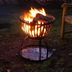 Plateau à Cendres Rond Braséro - Esschert Design -Foyer Extérieur Pour Barbecue plateau a cendres rond pour brasero 8714982044595 3