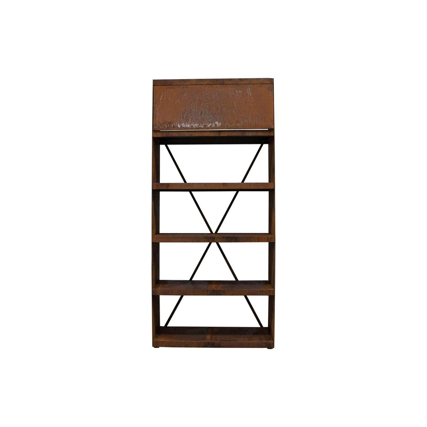Etagère Range Bois Corten 100 - Ofyr 1 Etagère Range Bois Corten 100 - Ofyr