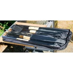 Set 5 Ustensiles Bambou Pour Barbecue Avec Sacoche - Campingaz -Foyer Extérieur Pour Barbecue sacoche 5 ustensiles bambou 3138522058296 2