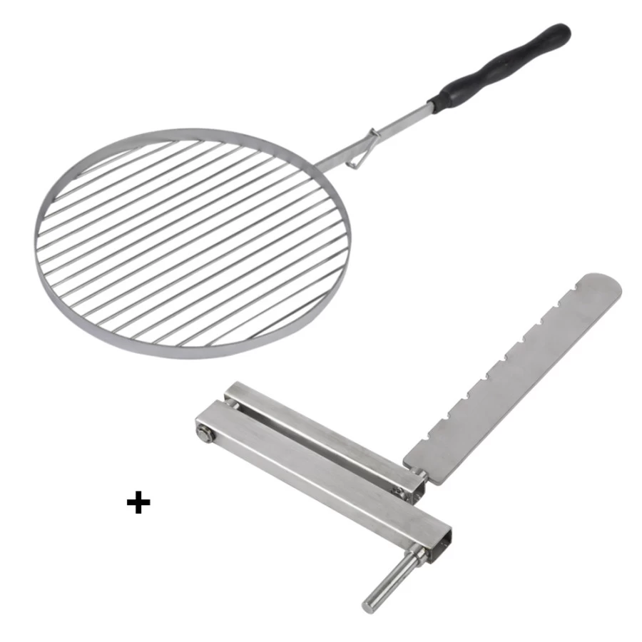 Grille Brasero En Inox ø38cm + Support - Feu Du Jardin 1 Grille Brasero En Inox ø38cm + Support - Feu Du Jardin