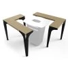 Tables Acacia En L (x2) Pour Brasero Plancha - Le Gooker